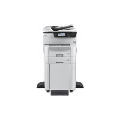 Epson WorkForce Pro WF-C8610DWF - Multifunction printer - colour - ink-jet - A3 (297 x 420 mm) (original) - A3 (media) - up to 22 ppm (copying) - up to 35 ppm (printing) - 335 sheets - 33.6 Kbps - Gigabit LAN, USB host, NFC, USB 3.0, USB 2.0 host, Wi-Fi(a